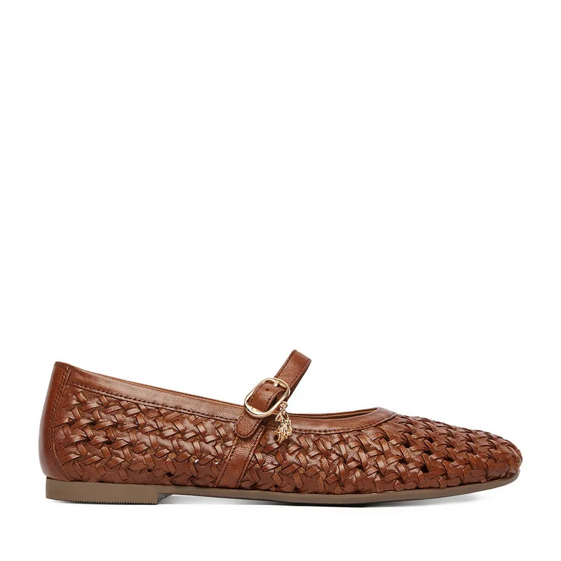 Μπαλαρίνες U.S. Polo Assn. EO-LARISA001W/6L1 Ανοιχτό καφέ