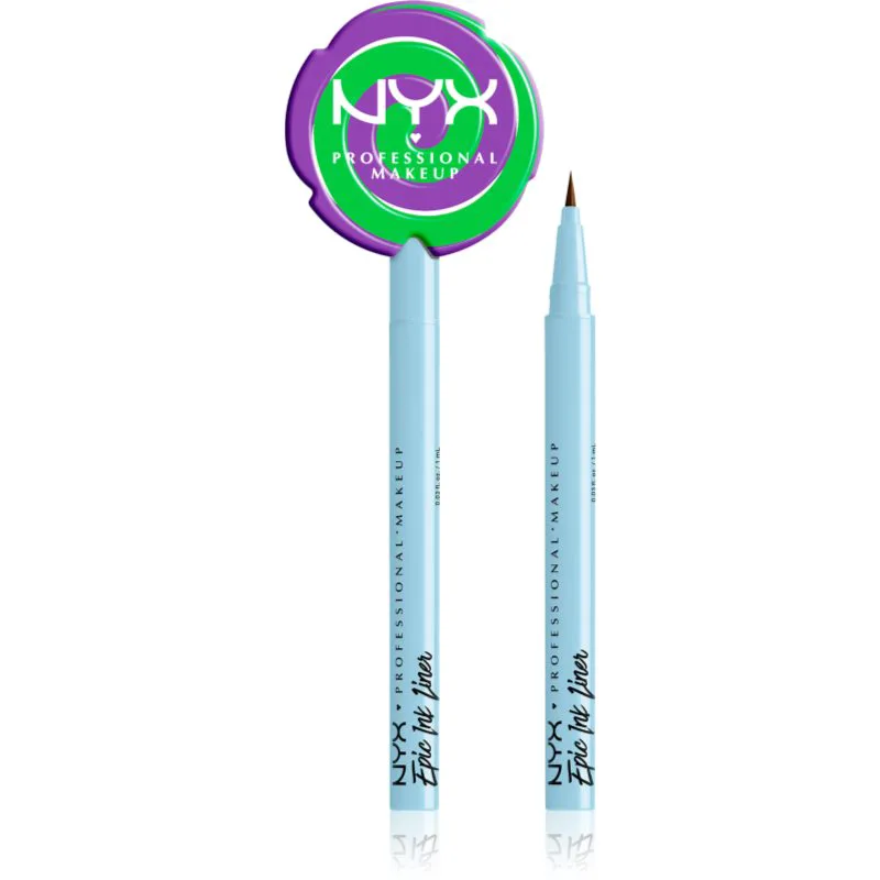 NYX Professional Makeup Gingerbaddie Land Candy Swirl μολύβι για τα μάτια απόχρωση 02 Milk Chocolate 1 τμχ