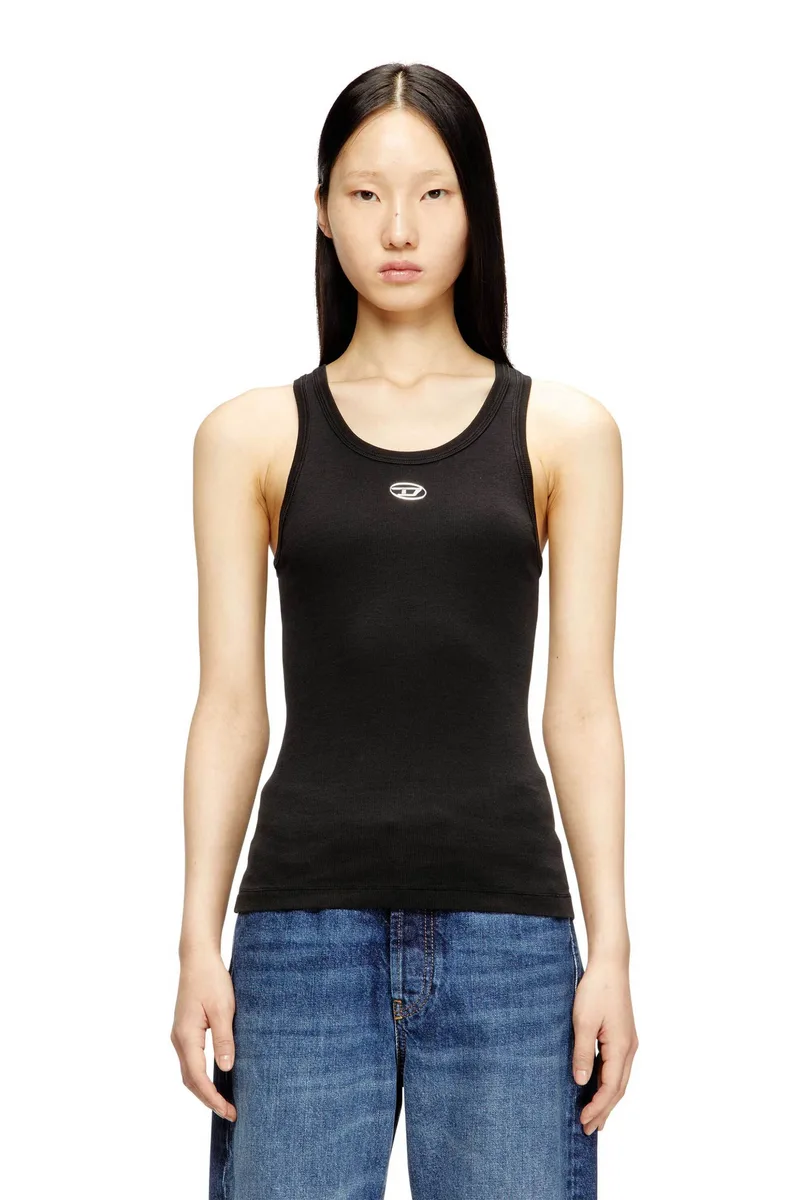 Diesel γυναικείο αμάνικο τοπ Slim Fit "T-Αnki-Οd" - S26A199080JMBA Μαύρο