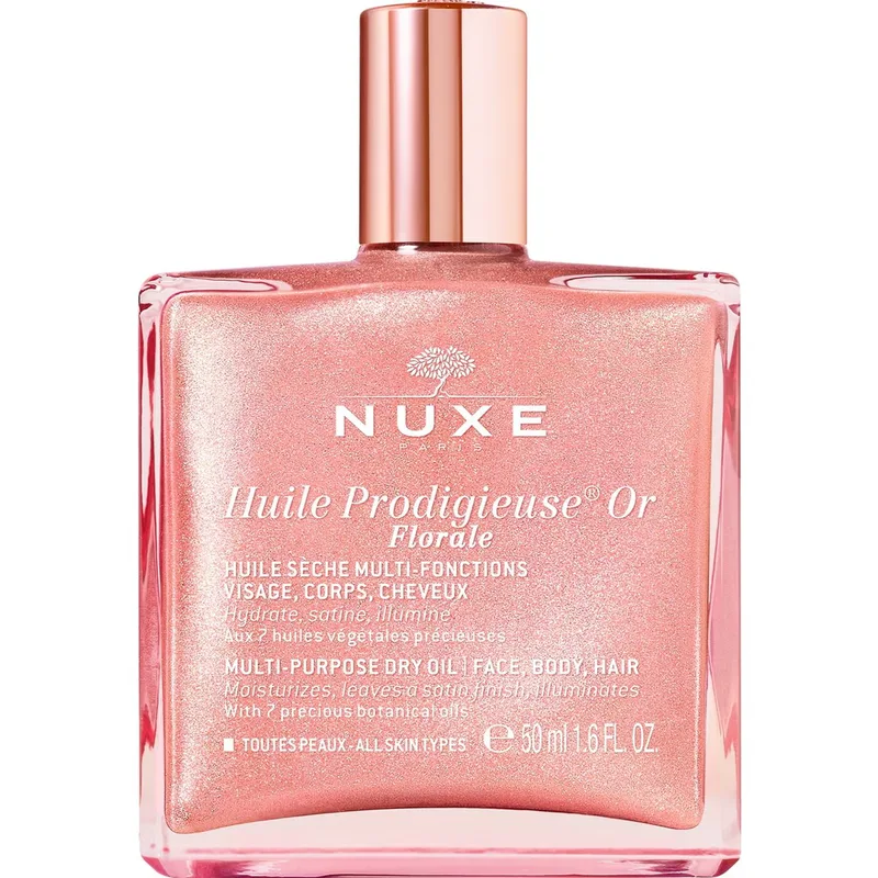 Nuxe Huile Prodigieuse Or Florale Multi-Purpose Dry Oil Ιριδίζον Ξηρό Λάδι για Πρόσωπο, Σώμα & Μαλλιά για Όλους τους Τύπους Επιδερμίδας 50ml