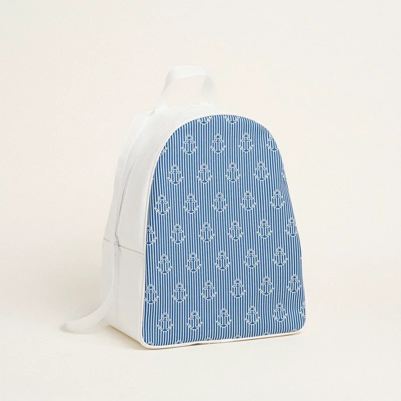 Beauty Home BACKPACK 43x35x23cm ΑΓΚΥΡΑ ΡΙΓΕ ΜΠΛΕ