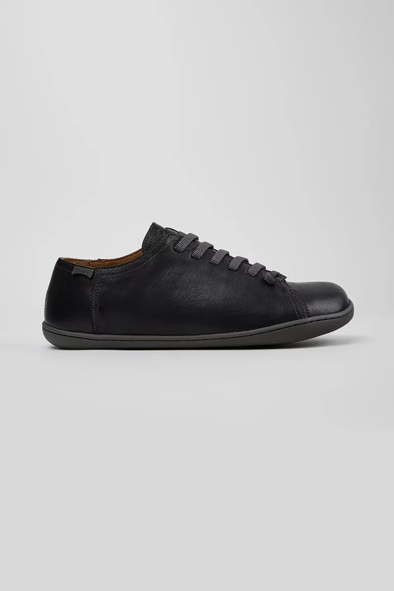 Camper ανδρικά δερμάτινα sneakers με λογότυπο "Peu" - 17665-305 Μαύρο