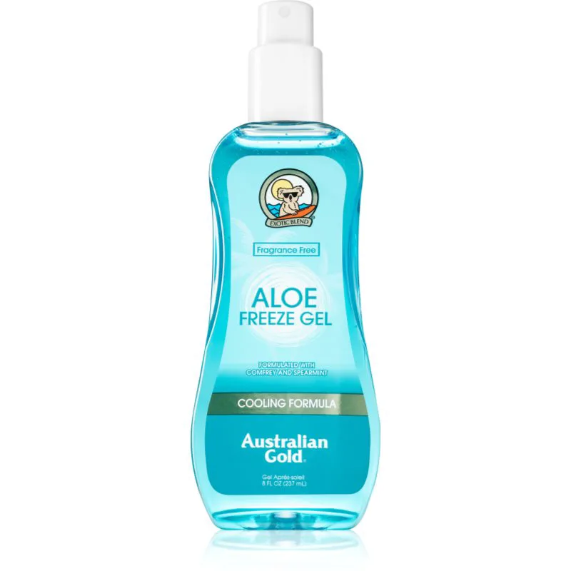Australian Χρυσό Aloe Freeze δροσερό τζελ για μετά την ηλιοθεραπεία σε σπρέι 237 ml