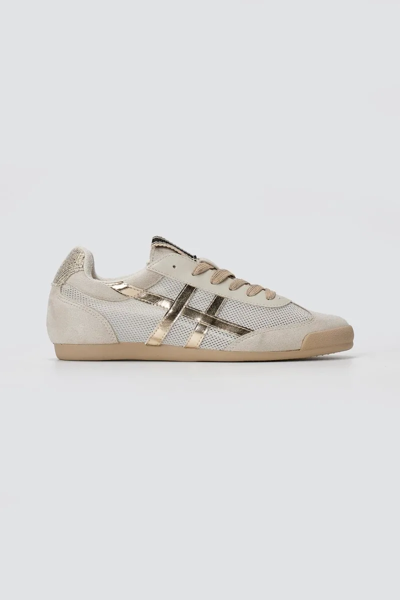 CORINA Lace Up Sneakers - 6035 - Χρυσό