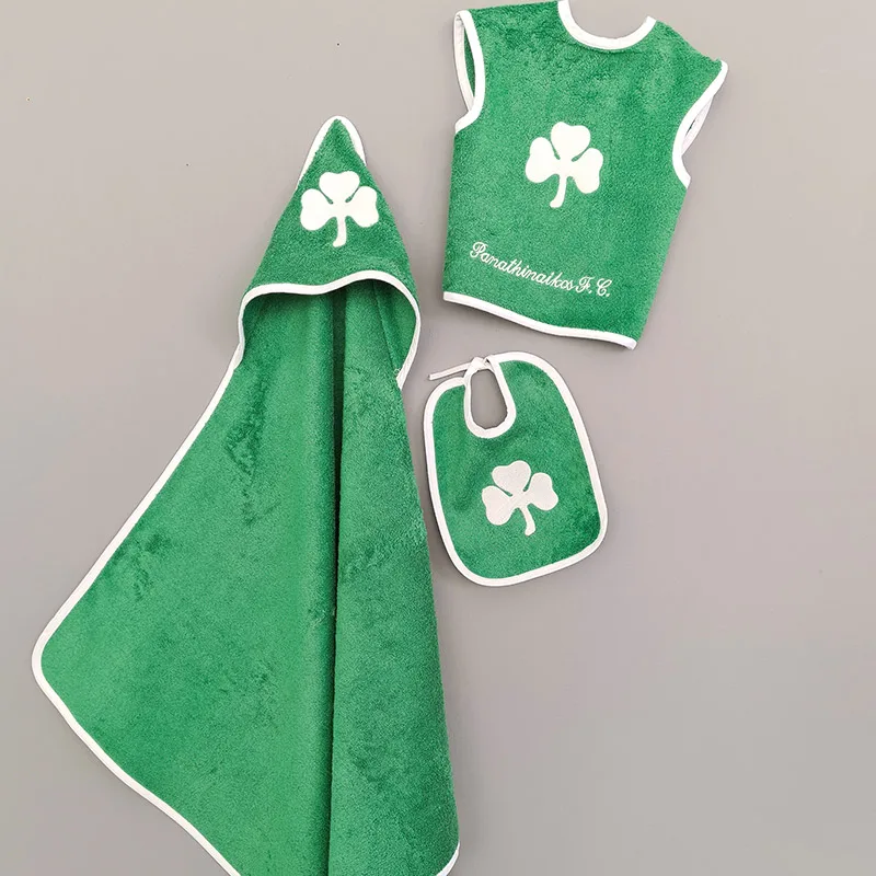 Βρεφικό Σετ Λουτρού (3 Τμχ) Palamaiki Official Team Licenced Panathinaikos Baby Block