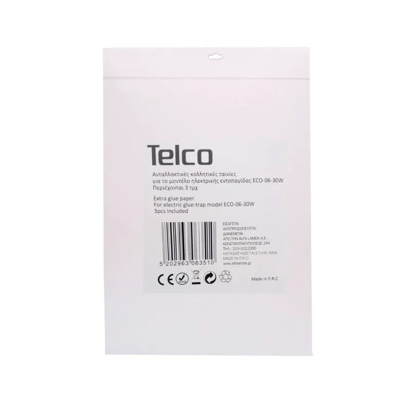 Αυτοκόλλητα χαρτιά με κόλλα για ECO-06-30W 3ΤΜΧ Telco