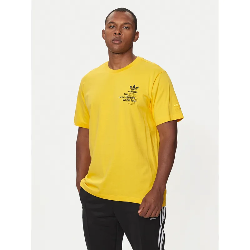 adidas T-Shirt BT IS0183 Κίτρινο Regular Fit