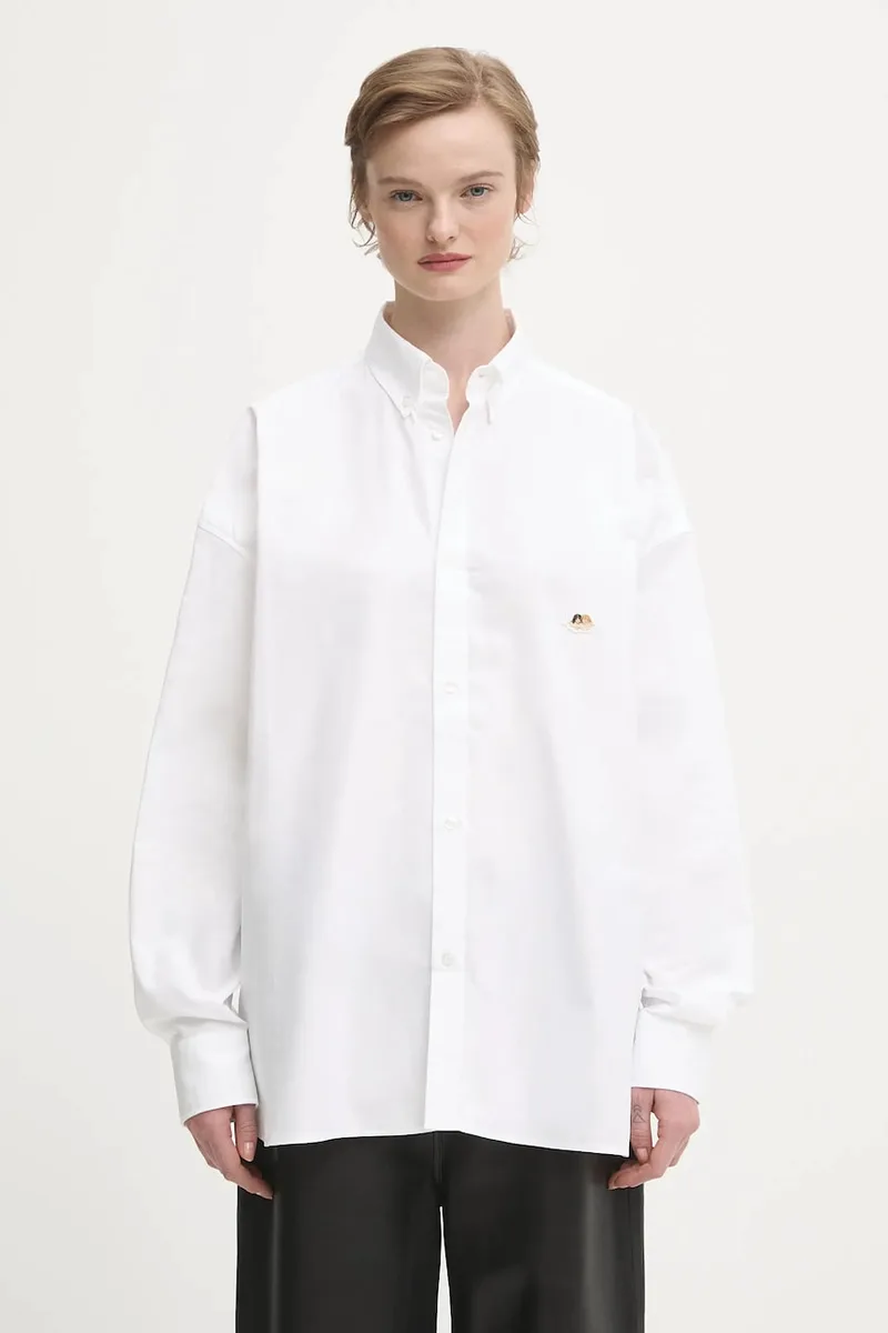 Βαμβακερό πουκάμισο Fiorucci Angel Patch Relaxed Fit