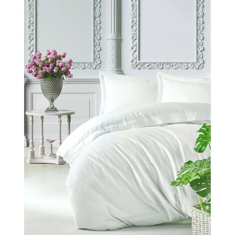 Σεντόνι Υπέρδιπλο Makis Tselios Alma6 White 240x270