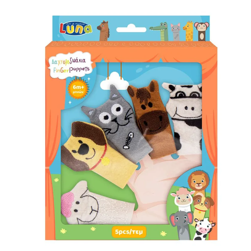 ΔΑΧΤΥΛΟΖΩΑΚΙΑ LUNA 5TΕΜ ANIMALS