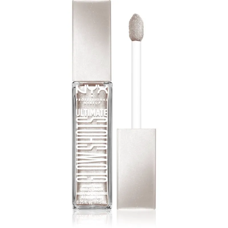 NYX Professional Makeup Ultimate Glow Shots Υγρή γκλίτερ σκιά ματιών απόχρωση 03 Come Thru Coconut 7.5 ml