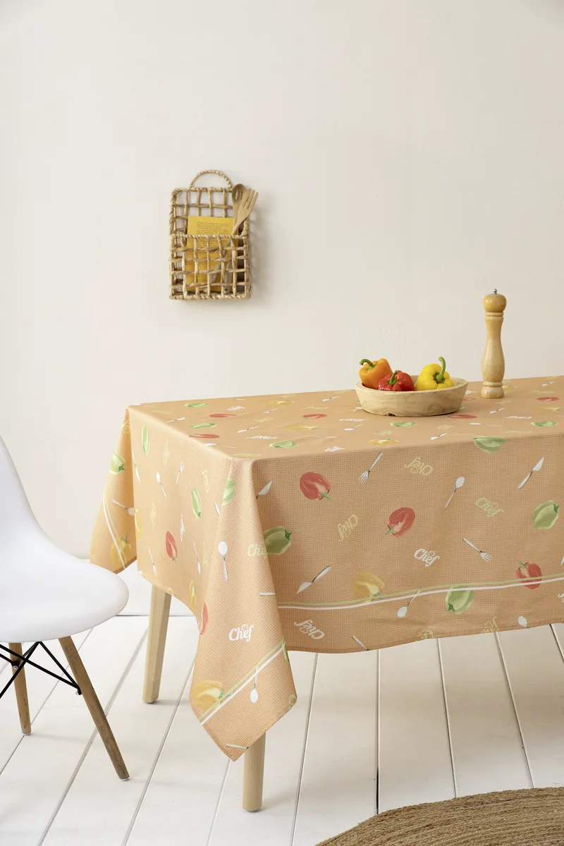 Τραπεζομάντηλο Nima Chef Πορτοκαλί 140x140