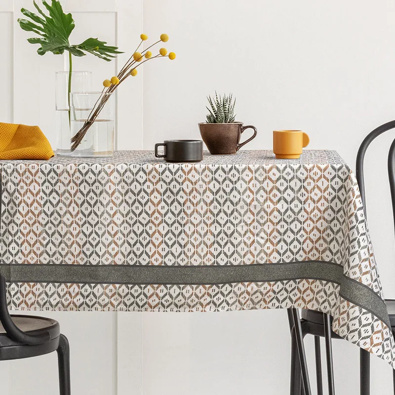 Τραπεζομάντηλο 140x140 Beauty Home Curry 8483 Grey 140x140