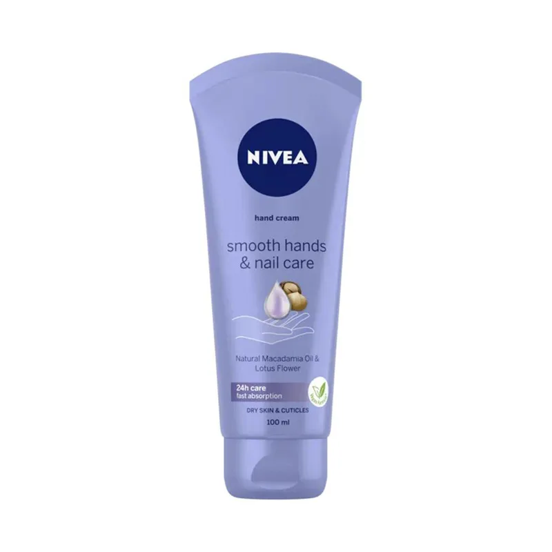 Φροντίδα χεριών και ποδιών Nivea Smooth Hands Nail Care Cream