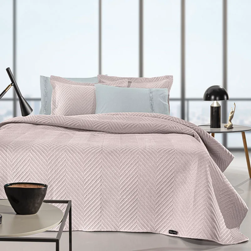 Κουβερλί King Size (250x240) + Διακοσμητική Μαξιλαροθήκη Guy Laroche Hamptons Sepia