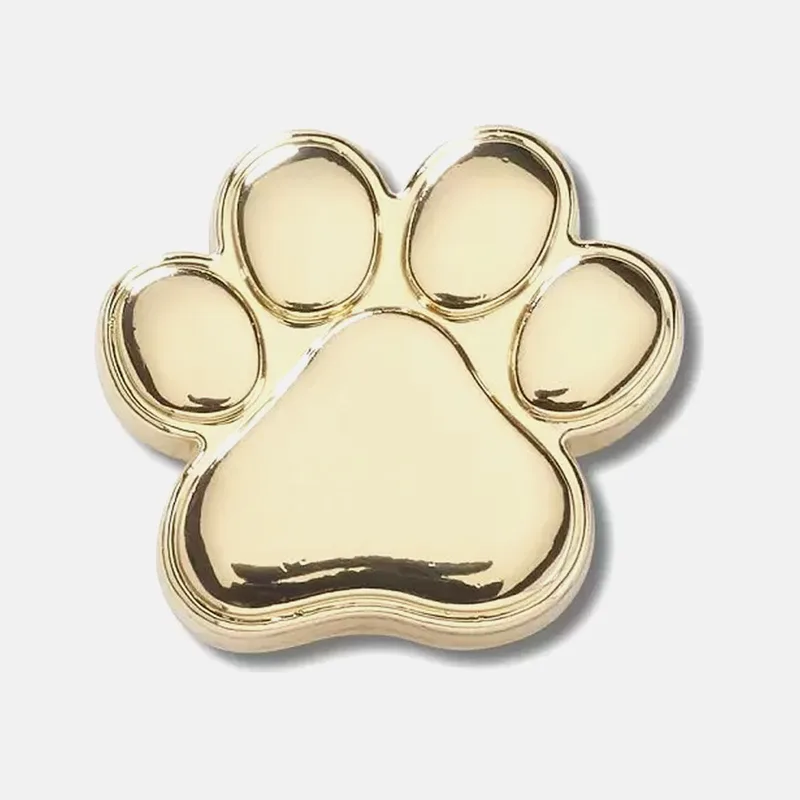 Crocs Χρυσό Dog Paw διακοσμητικό Jibbitz (9000224414_7386)