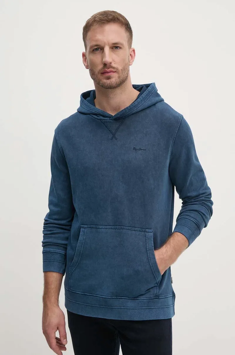 Βαμβακερή μπλούζα Pepe Jeans SILVERTON HOODIE