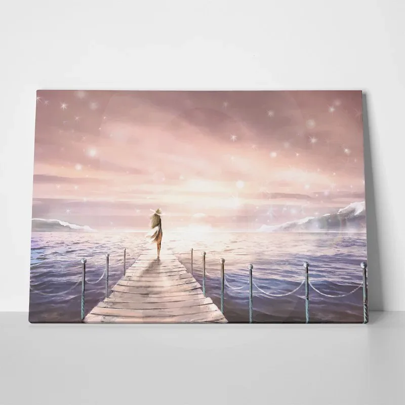 Πινακας σε καμβά SUNLIGHT PIER