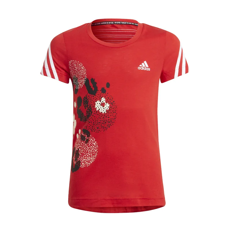 adidas 3 -Stripes Graphic Girls' Tennis T-Shirt