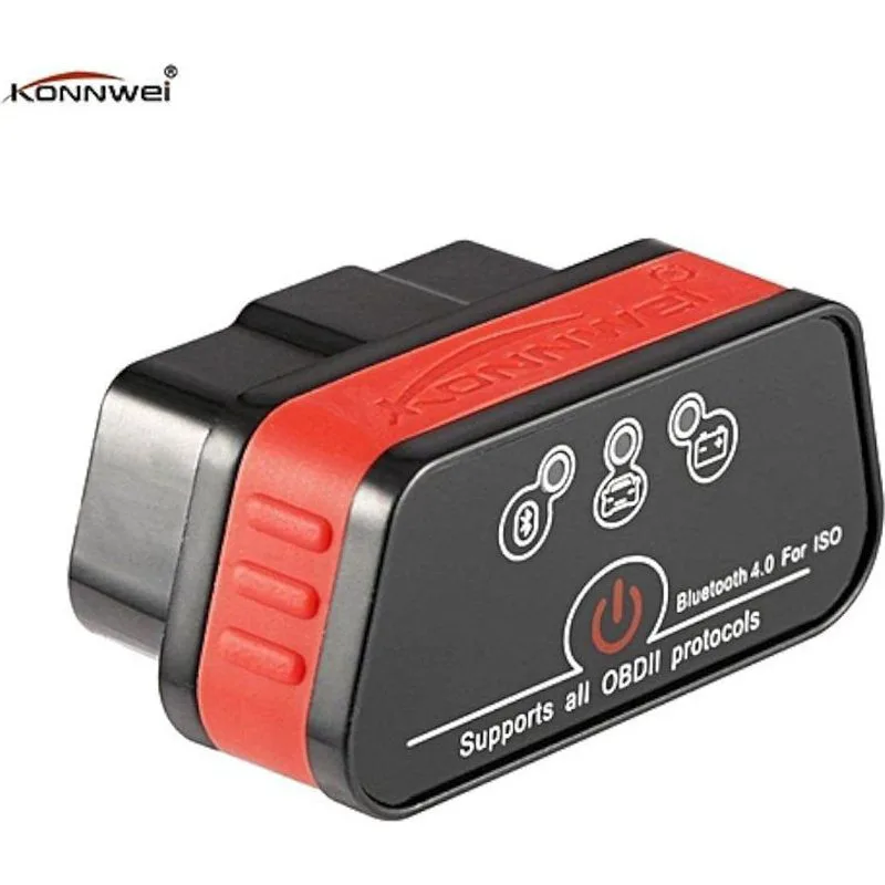 Konnwei Διαγνωστικό Αυτοκινήτου ELM 327 OBD 2 με Bluetooth Συμβατό με Android