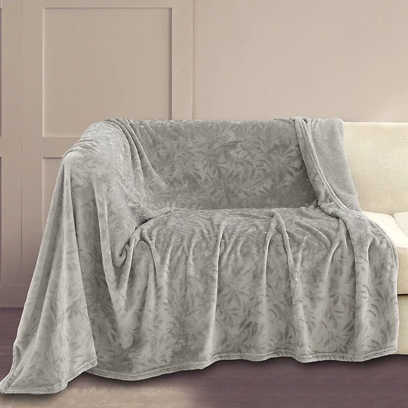 Ριχτάρι Τριθέσιου Καναπέ 170x300 Melinen Aria Silver 170x300