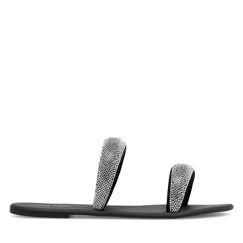Παντόφλες Nine West WFA2735-1 Ασημί