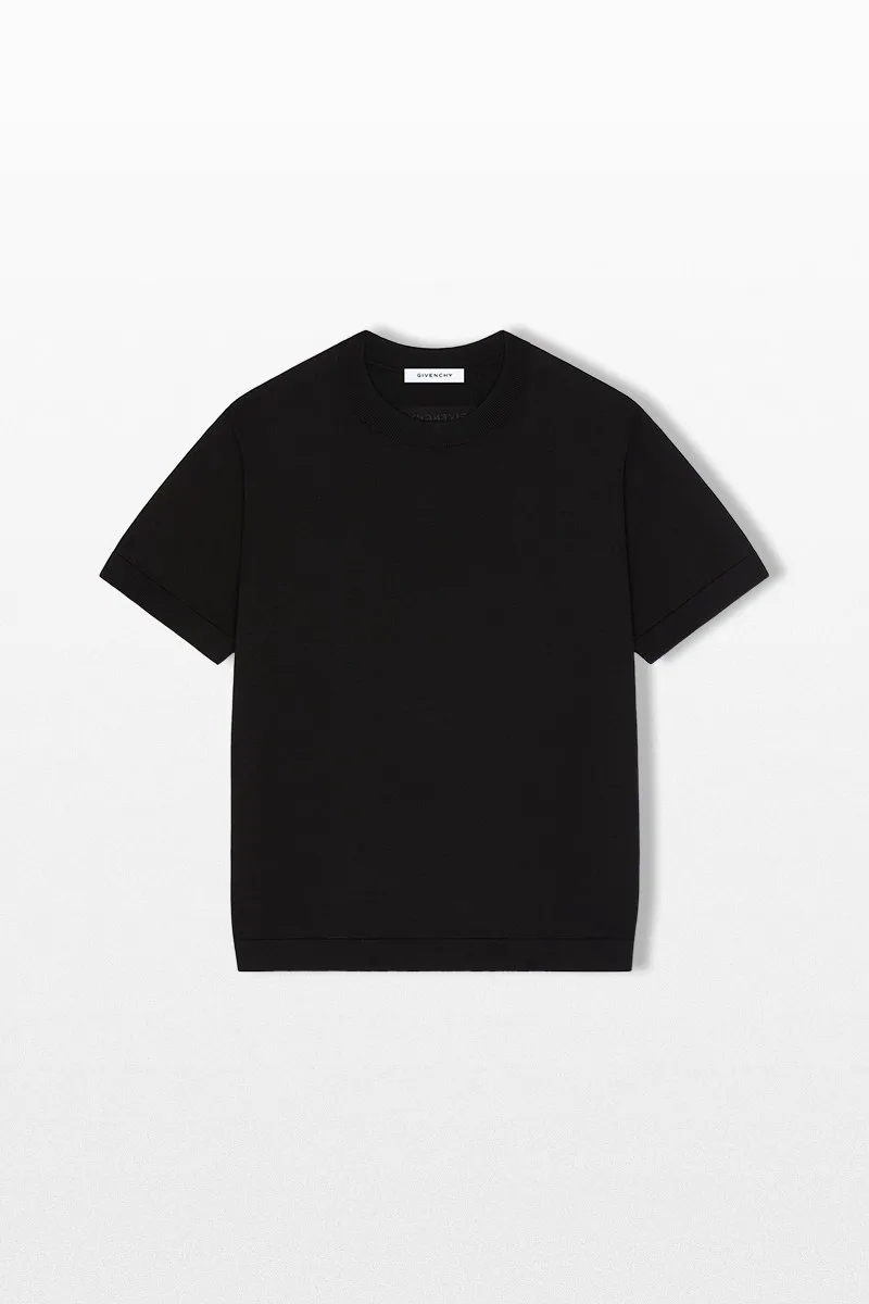 GIVENCHY Ανδρικό Μαύρο T-shirt In Cotton Knit