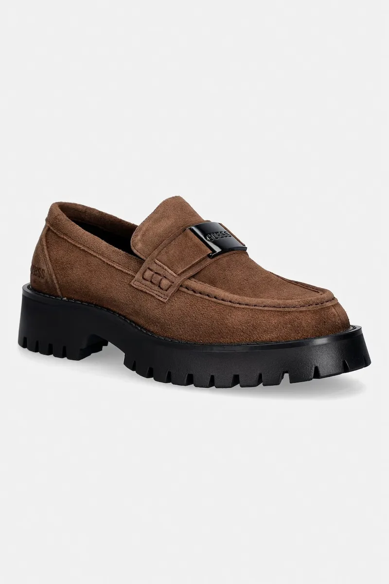 Guess μοκασίνια Ανδρικά σουέτ GORIZIA