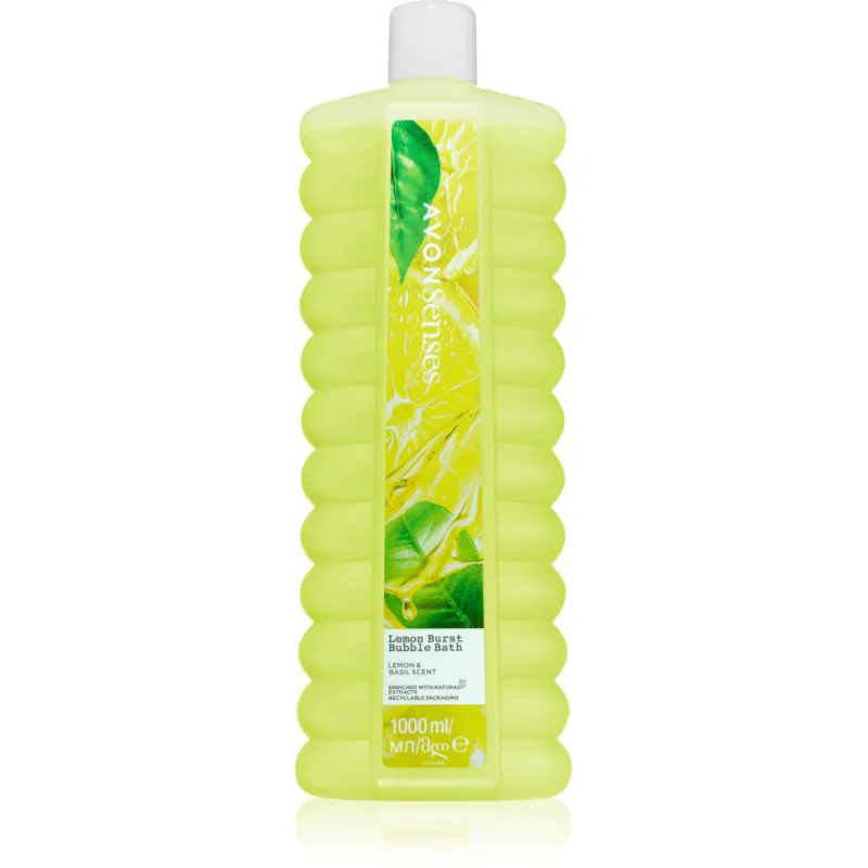 Avon Senses Lemon Burst αφρόλουτρο μπάνιου 1000 ml
