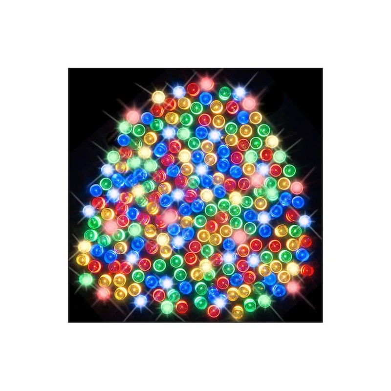 100 Λαμπάκια LED Πολύχρωμα Ηλιακά σε Σειρά