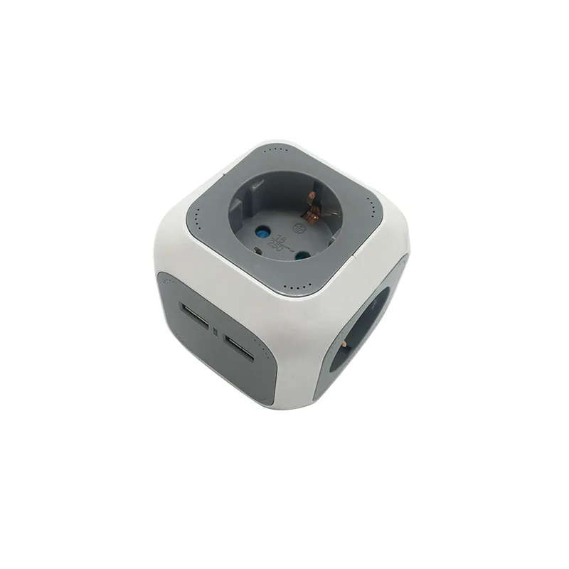 BORMANN BCR1135 Πολύμπριζο "Κύβος" 4 Θέσεων Και 2 Usb 3X1.5mm 066323