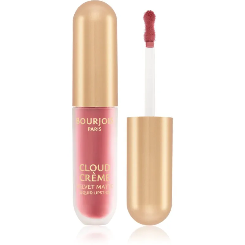 Bourjois Cloud Crème Velvet Matte υπερ ματ υγρό κραγιόν απόχρωση 02 Cafe Crème 3.1 ml