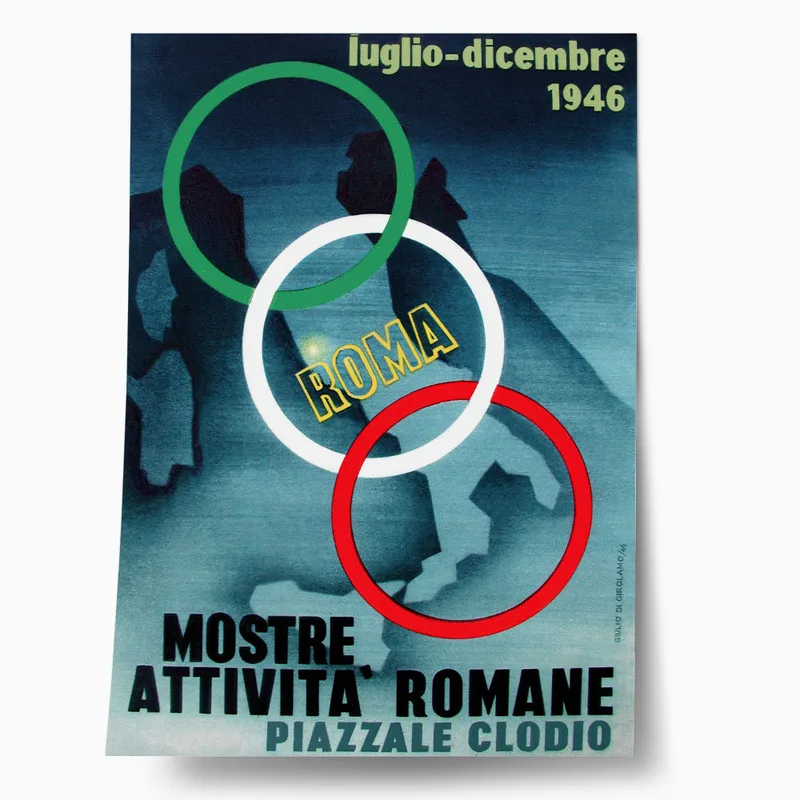 Πόστερ 1946 MOSTRE ATTIVITÀ ROMANE