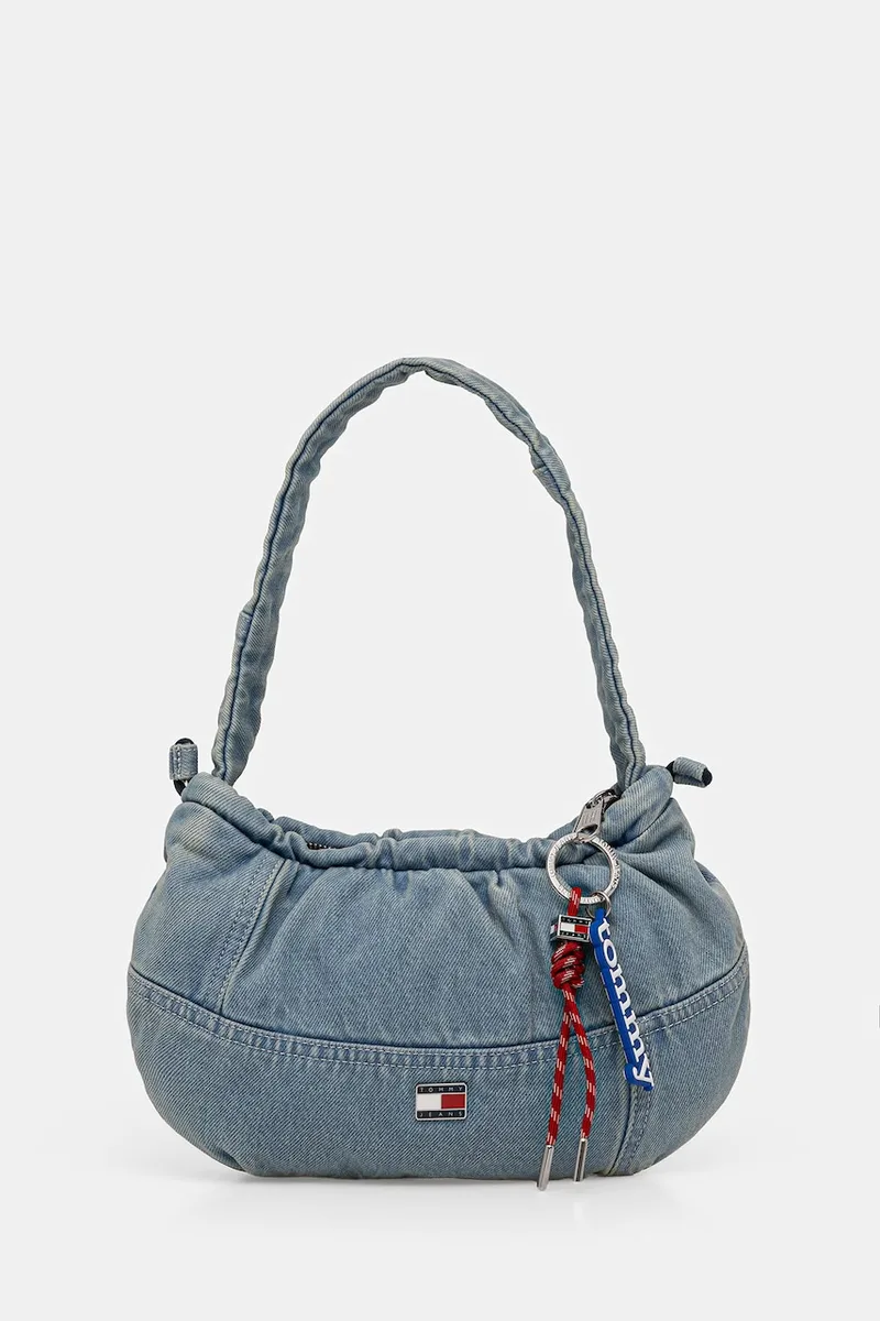 Tommy Jeans μικρή τσάντα γυναικεία ντένιμ