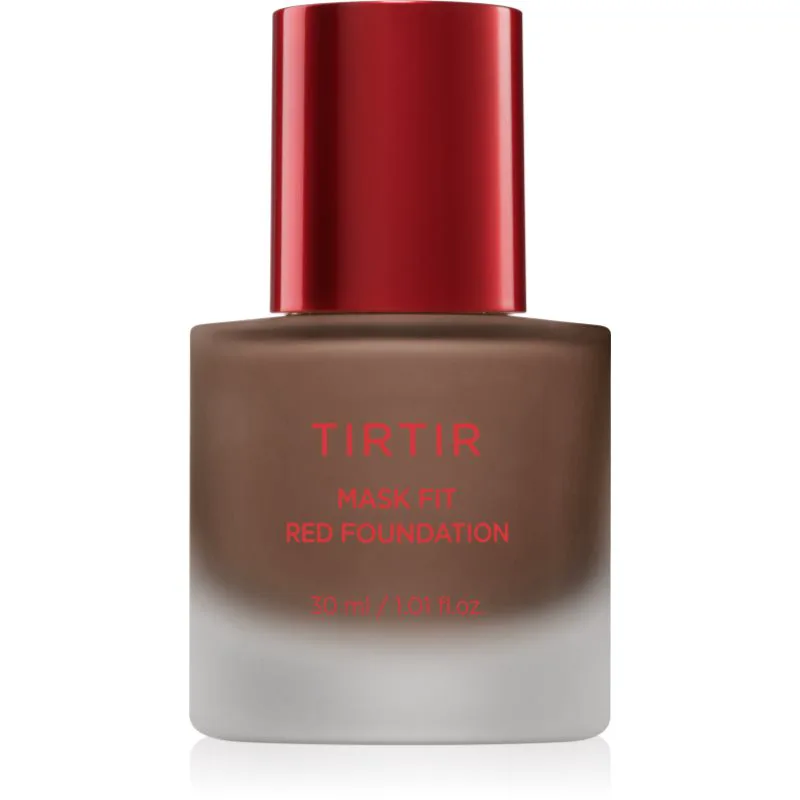 TIRTIR Mask Fit Red Foundation λαμπρυντικό ρευστό μεικ απ με ενυδατικό αποτέλεσμα απόχρωση 43N Deep Cocoa 30 ml