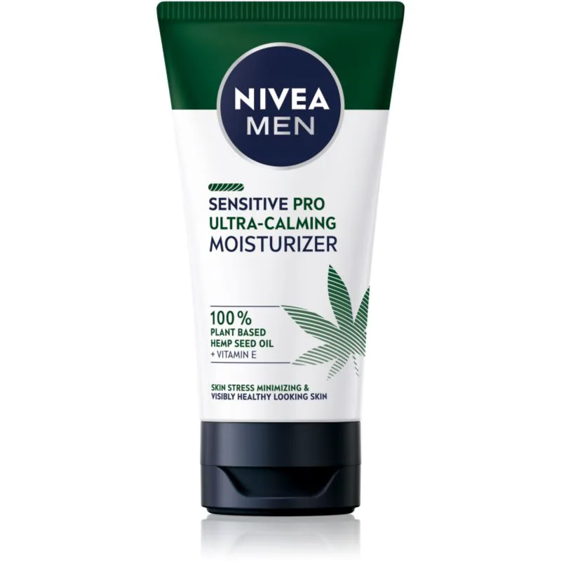 NIVEA MEN Sensitive Hemp καταπραϋντική κρέμα προσώπου Με λάδι κάνναβης για άντρες 75 ml