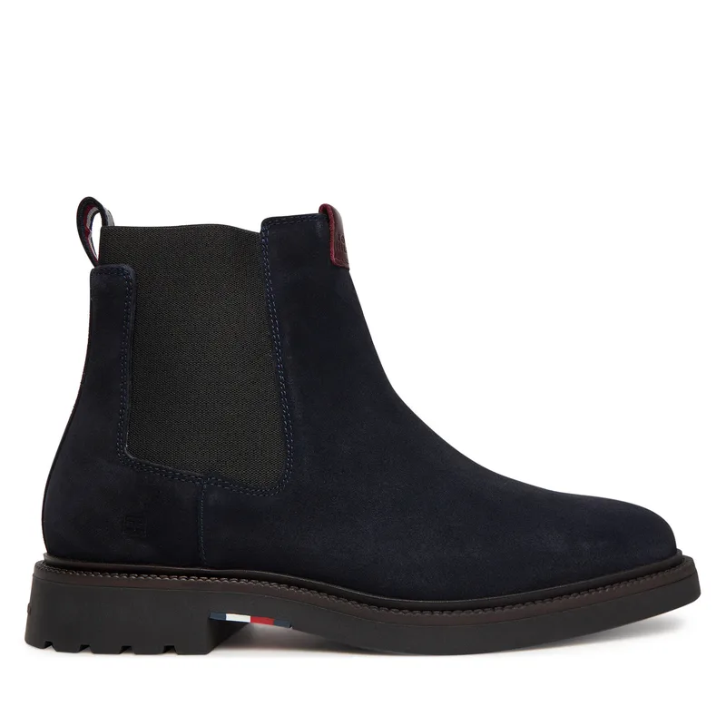 Μποτάκια με λάστιχο Tommy Hilfiger Comfort Lwt FM0FM05592 Σκούρο μπλε