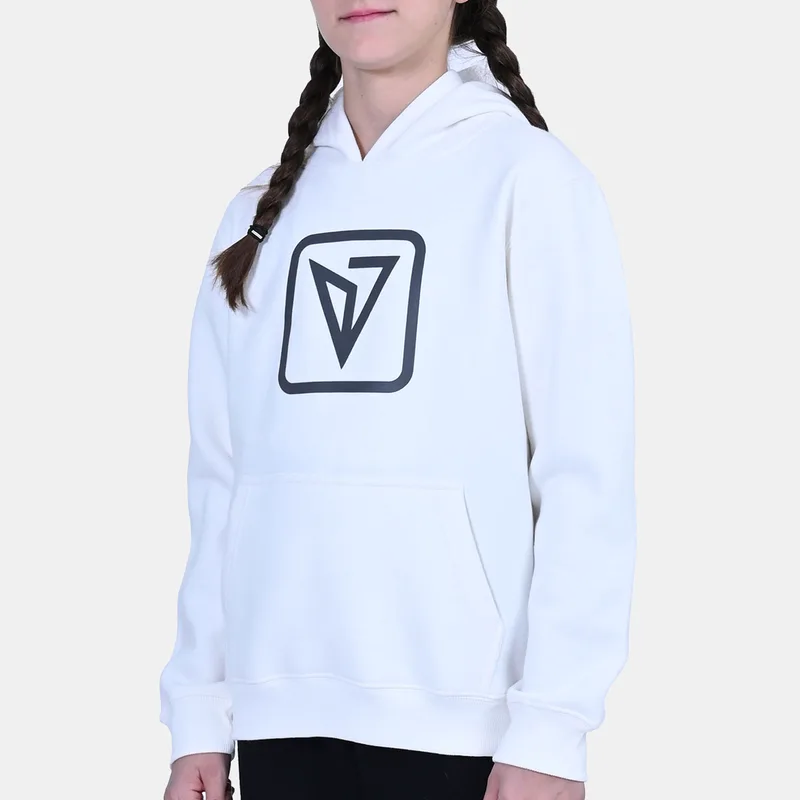 MAGNETIC NORTH KID'S LOGO HOODIE ΑΣΠΡΟ