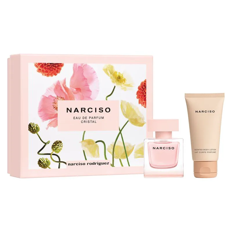 Narciso Rodriguez Crystal Eau De Parfum 50ml + Narciso Perfumed Body Lotion 50ml Gift Set