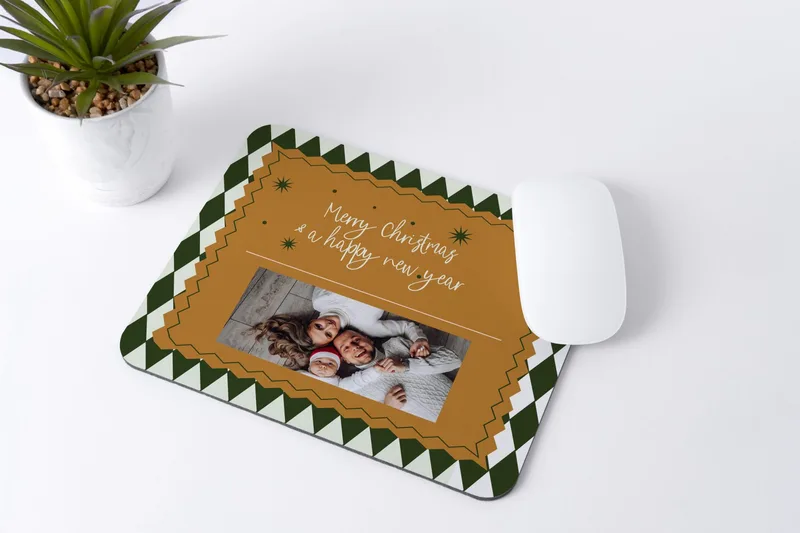 Χριστουγεννιάτικο mousepad - Merry Christmas & happy new year