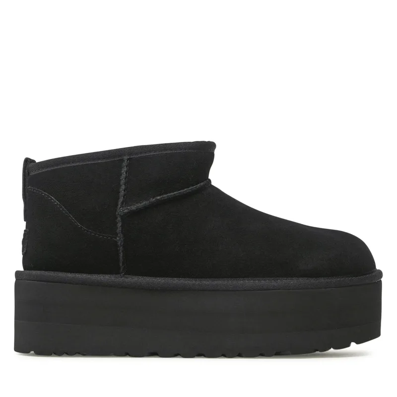 Μπότες Χιονιού Ugg W Classic Ultra Mini Platform 1135092 Μαύρο