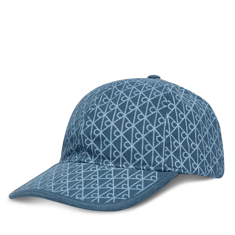 Καπέλο Jockey Calvin Klein Emblem Print W Leather Patch Cap LV04D5029G Μπλε