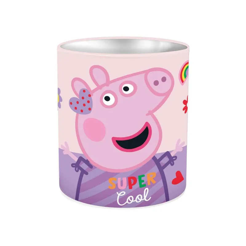 Μολυβοθήκη 0482802 Peppa Pig Μεταλλική 10x11cm