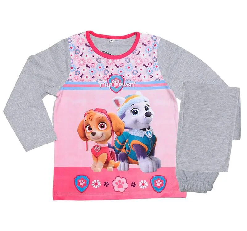 Παιδική Πυτζάμα Paw Patrol Μακρυμάνικη Γκρι Γκρι