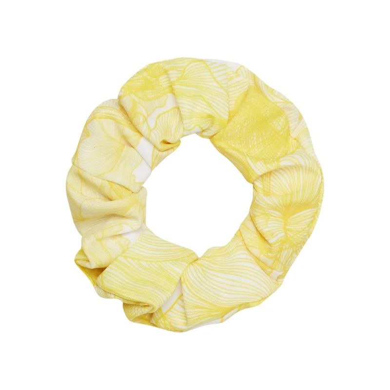 SCRUNCHIES FLOWERS YELLOW