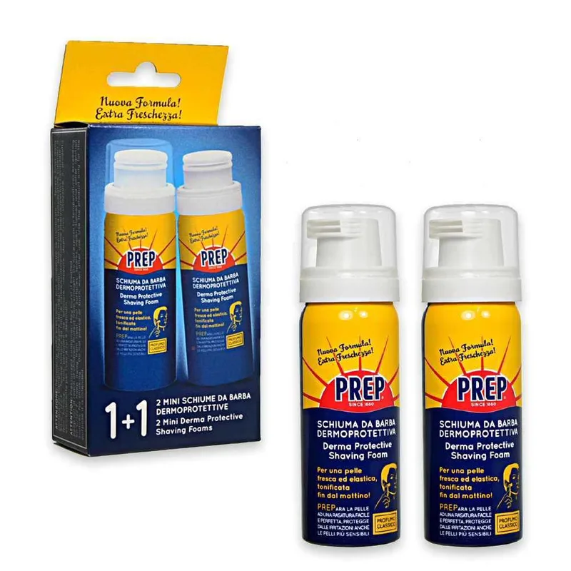 Prep shaving foam 50ml x 2