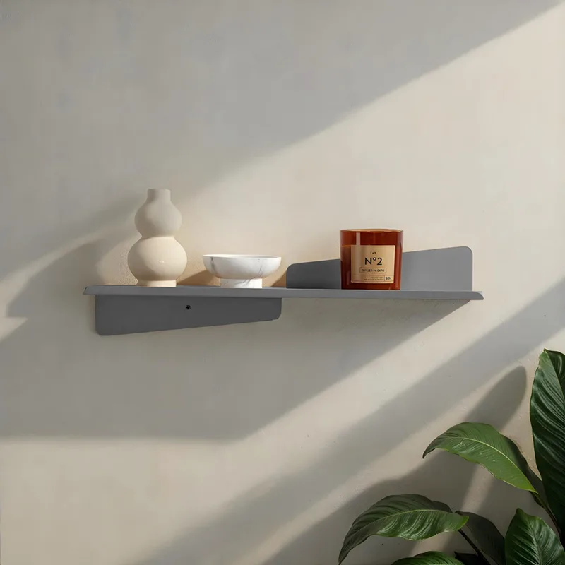 Μεταλλικό Διακοσμητικό Ράφι Vlnt123Gr 274Stl1108 (60x14 cm)