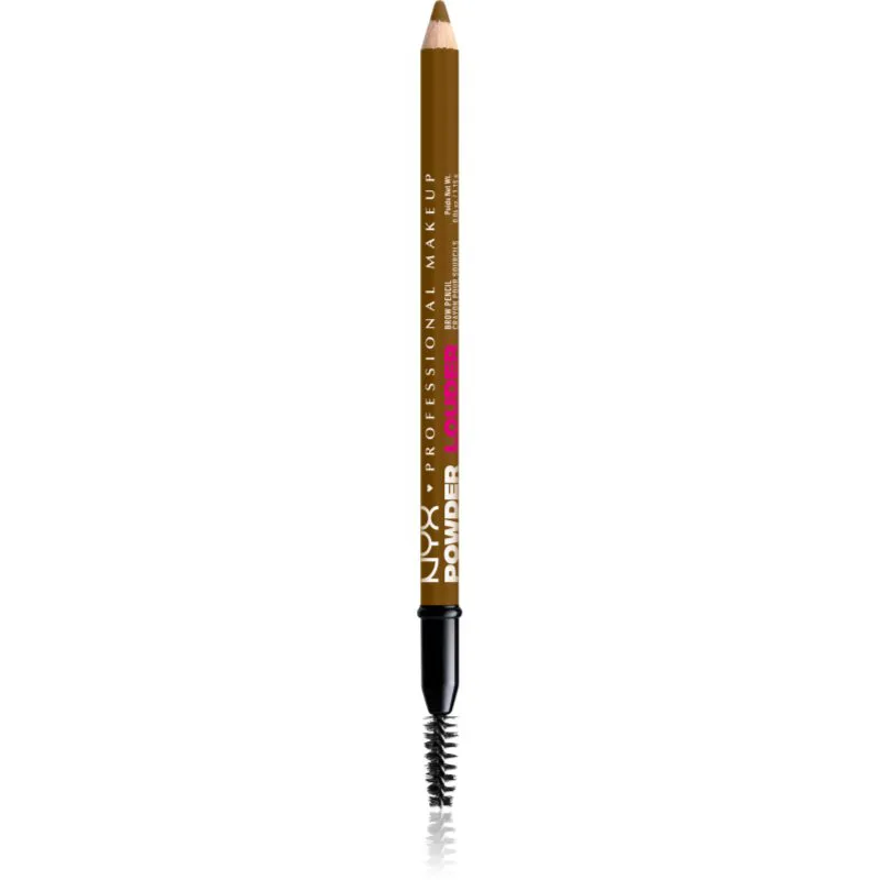 NYX Professional Makeup Powder Louder μολύβι για τα φρύδια με βούρτσα απόχρωση Blonde 1 τμχ