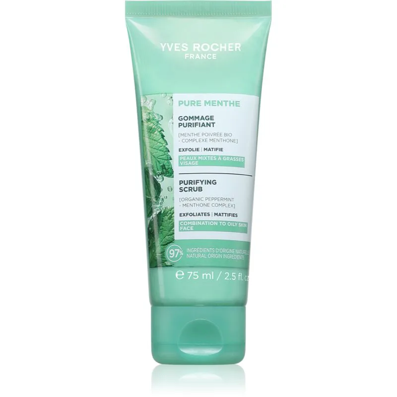 Yves Rocher Pure Menthe καθαριστική απολέπιση 75 ml