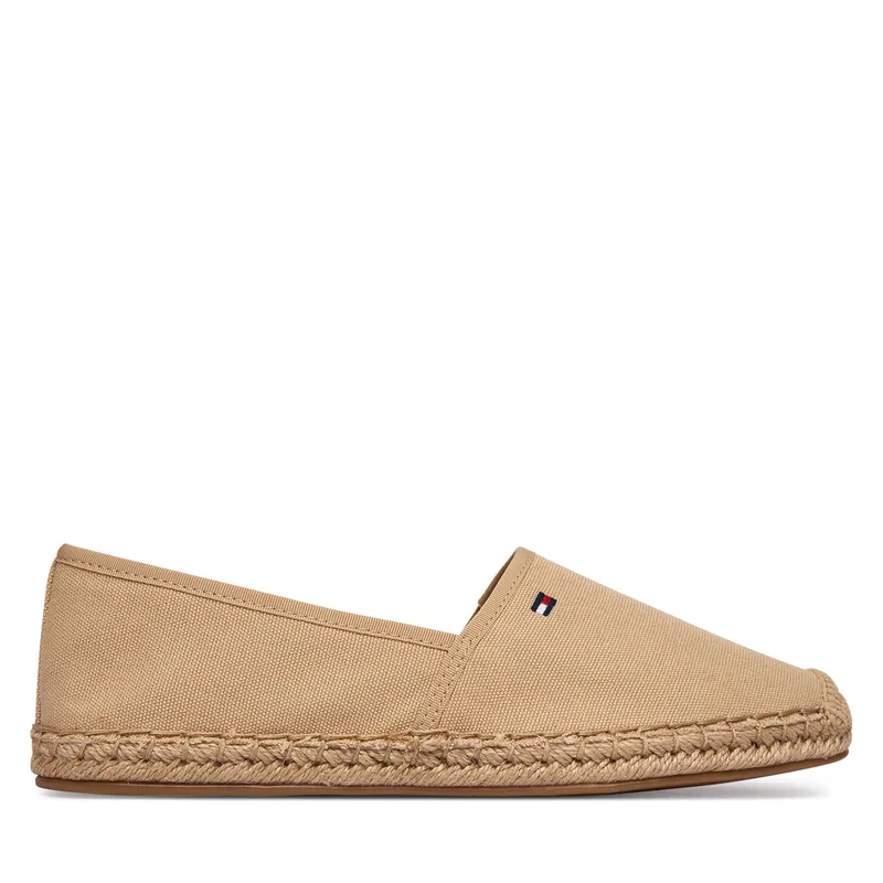 Εσπαντρίγιες Tommy Hilfiger Flag Canvas Espadrille FW0FW08541 Μπεζ